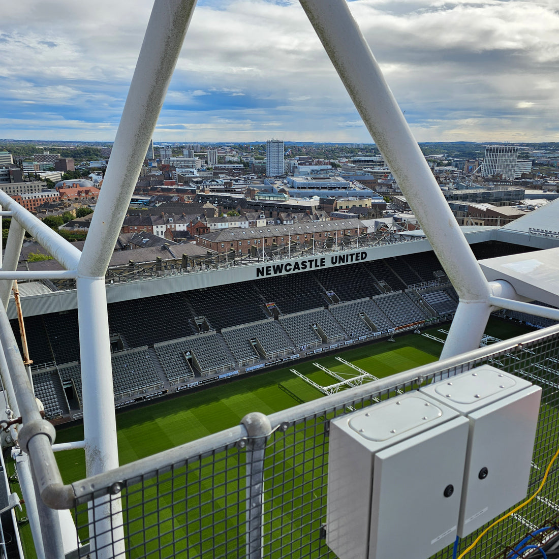 Newcastle United stadium rooftop tour