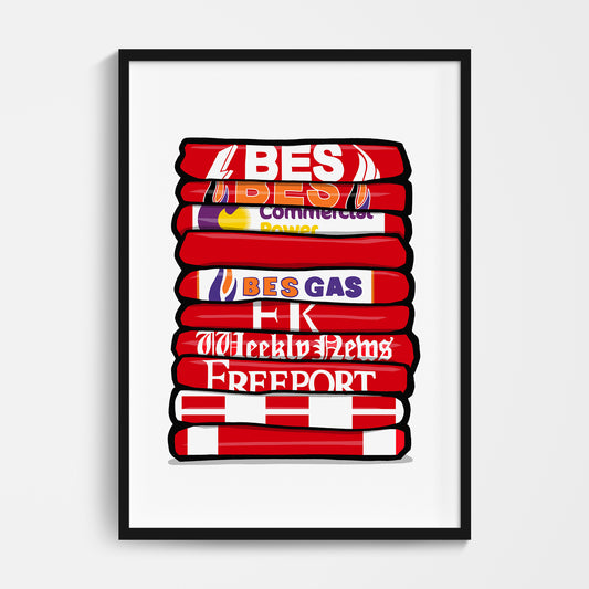 Fleetwood Shirt Stack Print