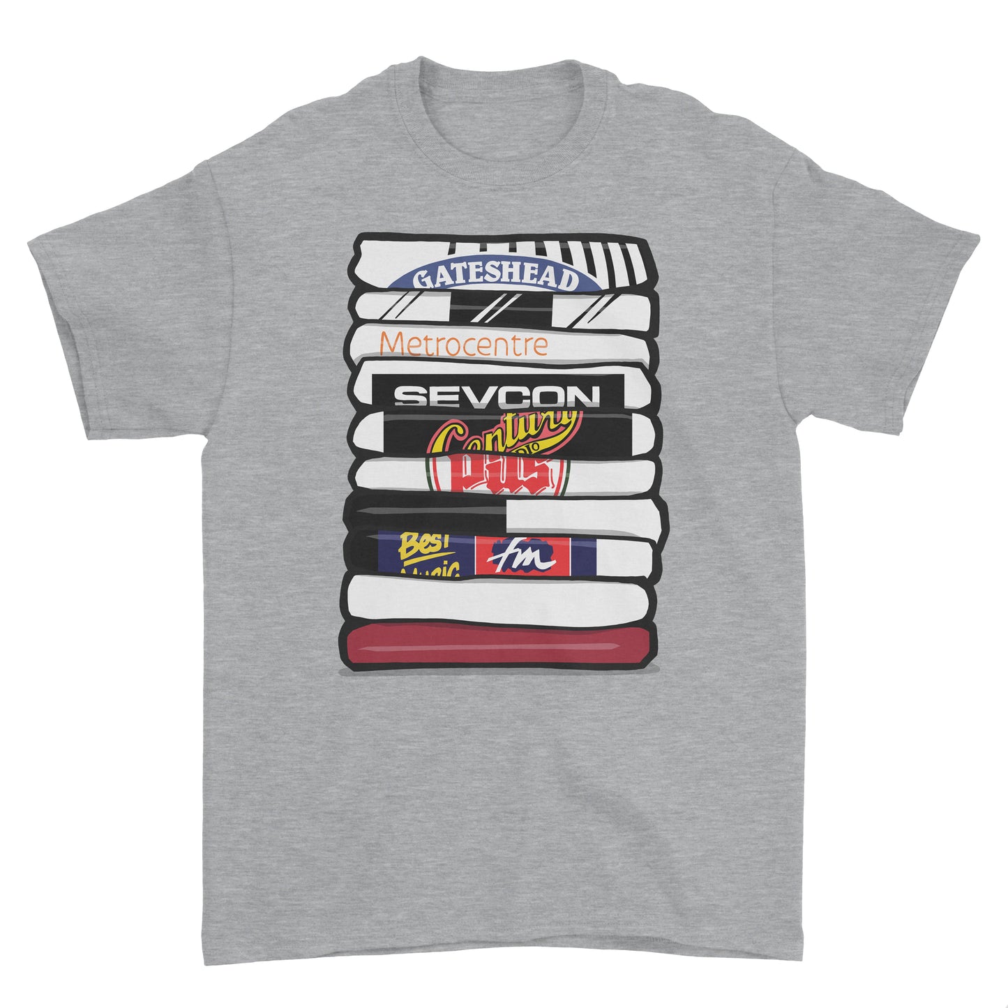 Gateshead Shirt Stack Tee