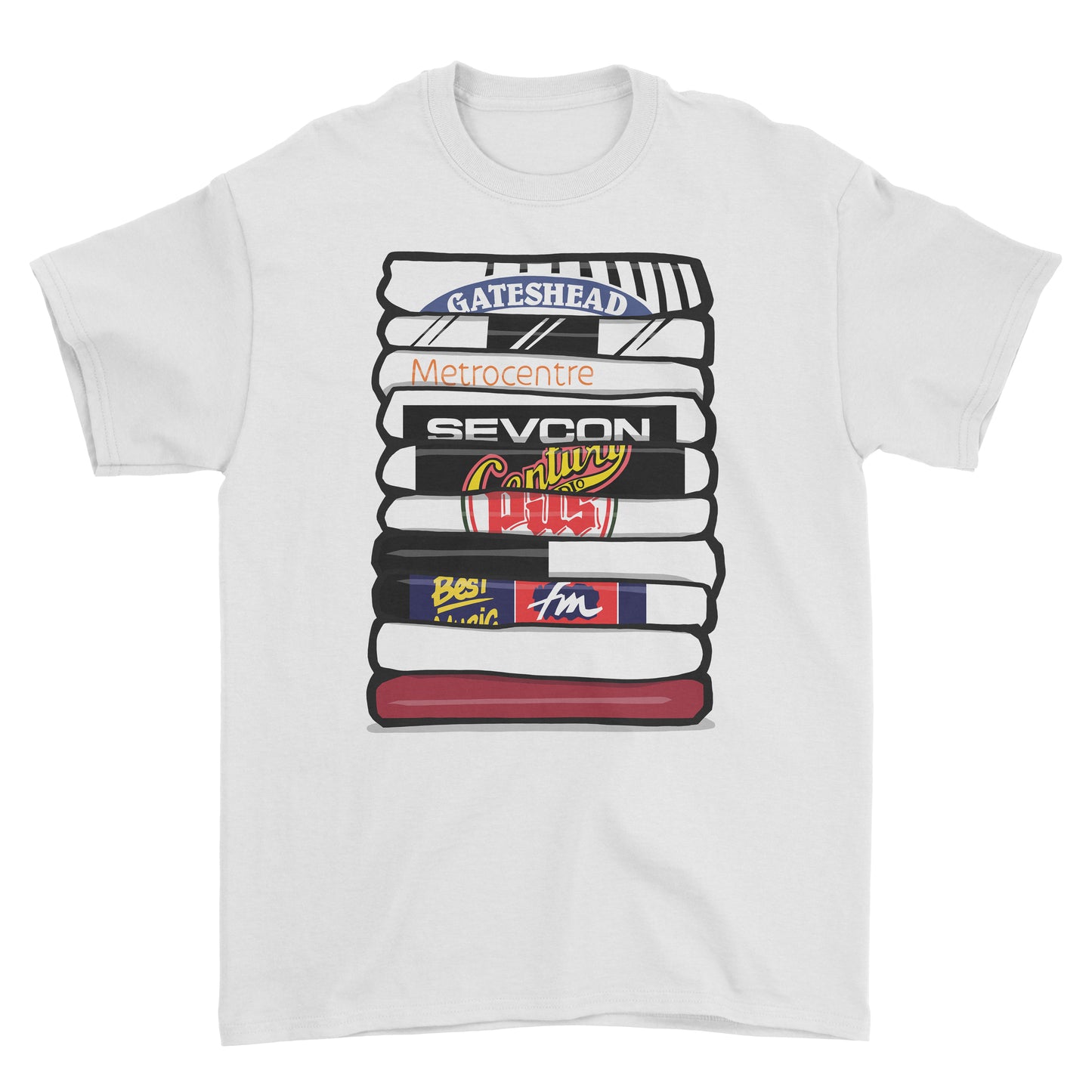 Gateshead Shirt Stack Tee