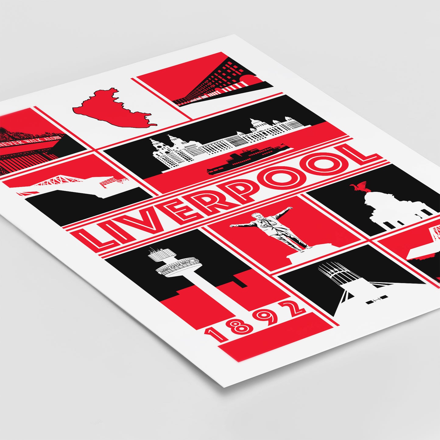 Liverpool Football Print