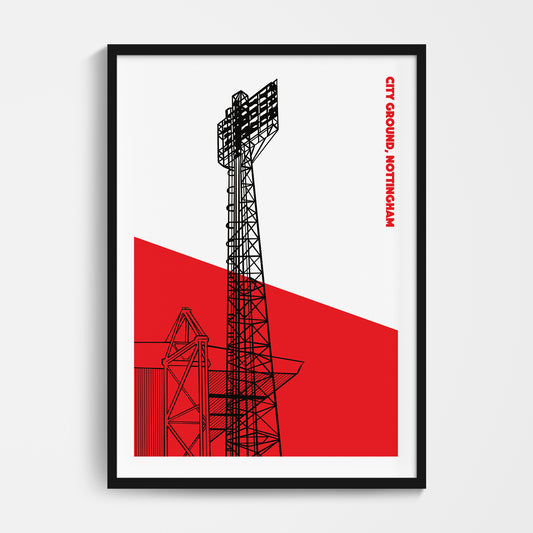 Nottingham Floodlights Print