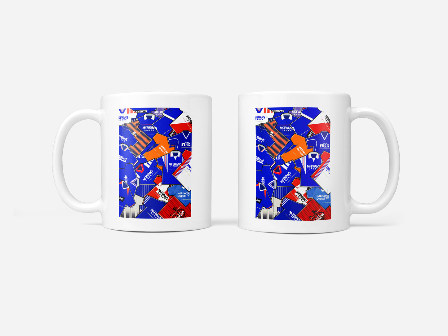 Rangers Shirts Mash Up Mug