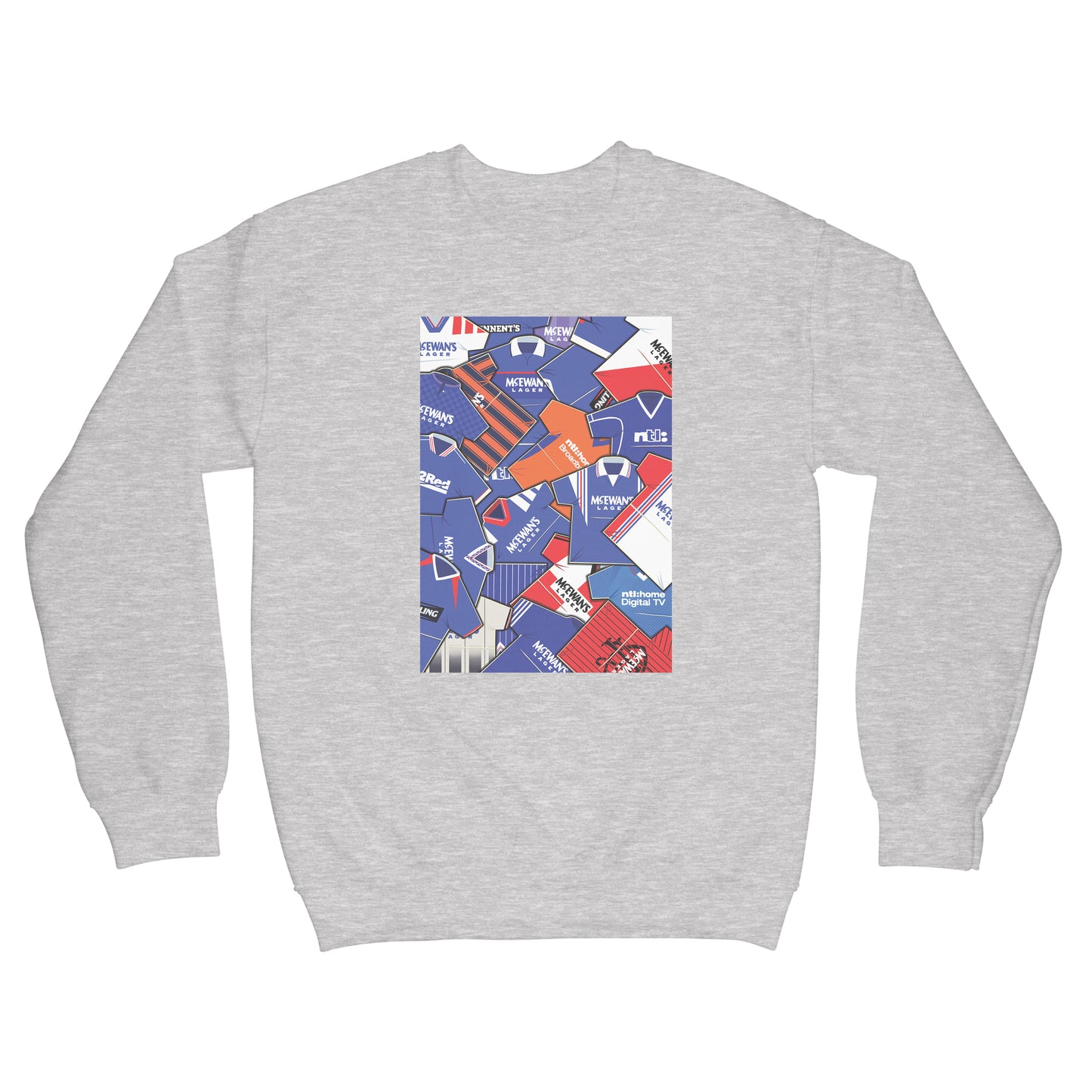 Rangers Shirts Mash Up Sweatshirt