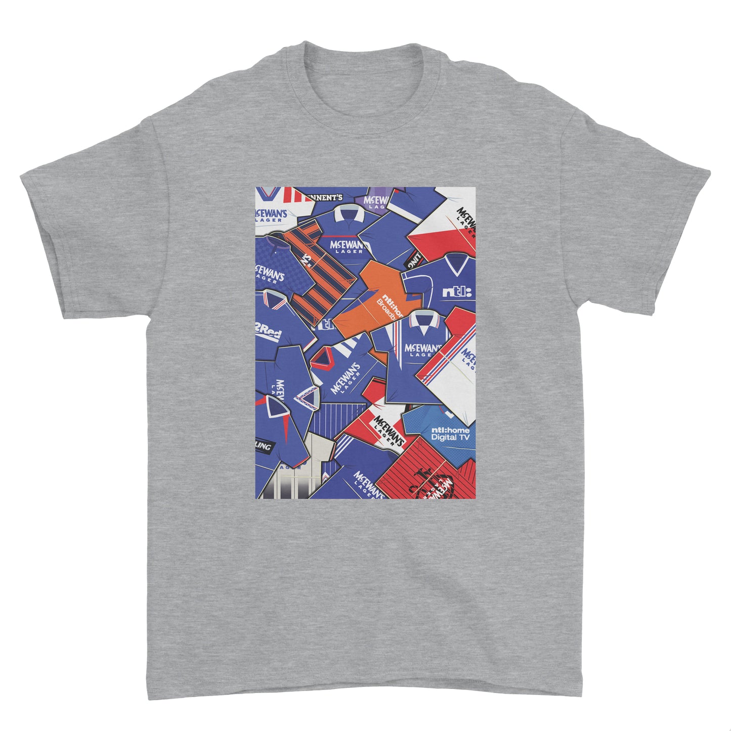 Rangers Shirts Mash Up Tee