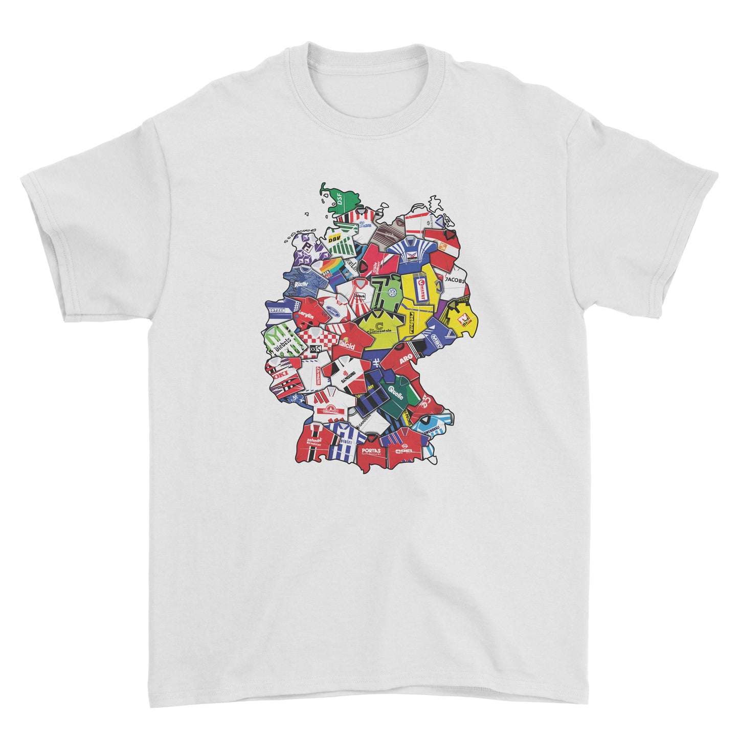 90's Germany Shirts Map Tee