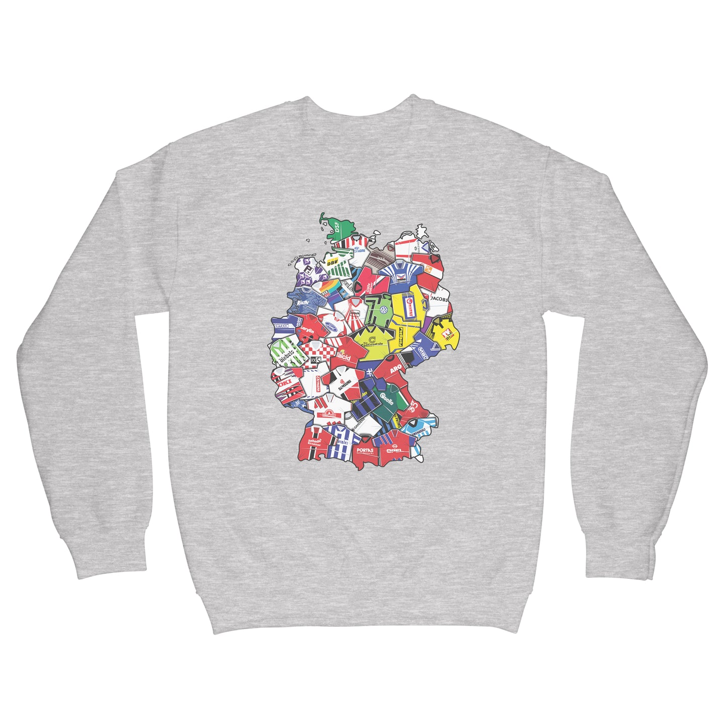 90's Germany Shirts Map Sweatshirt