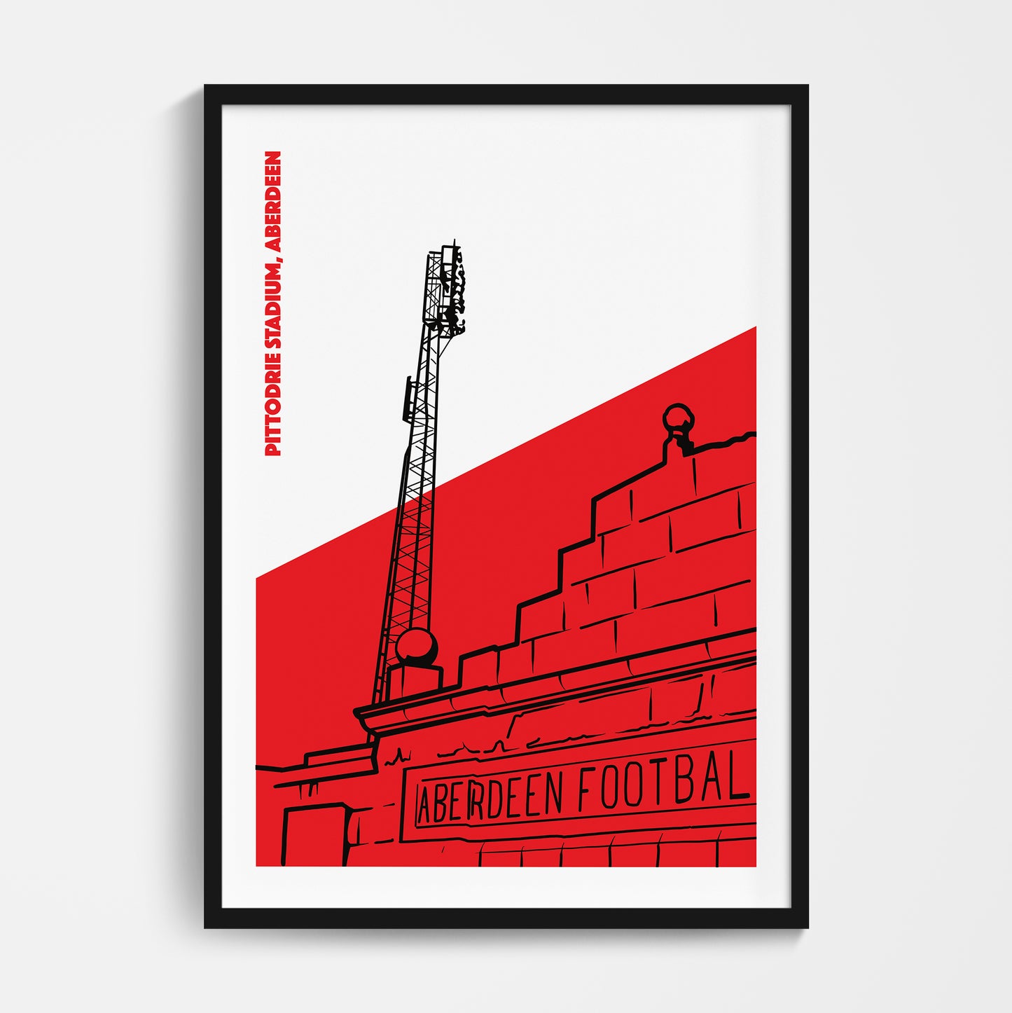 Aberdeen Floodlights Print