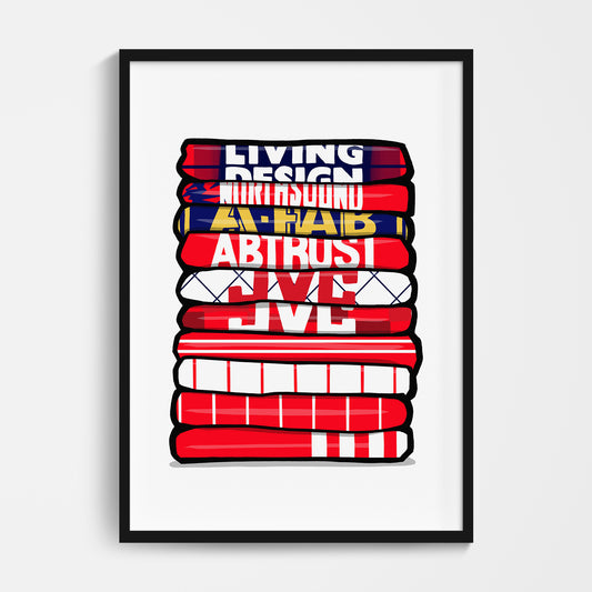 Aberdeen Shirt Stack Print