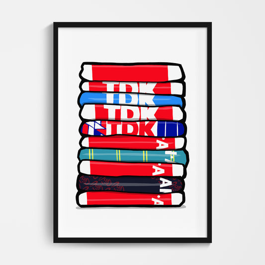 Ajax Shirt Stack Print