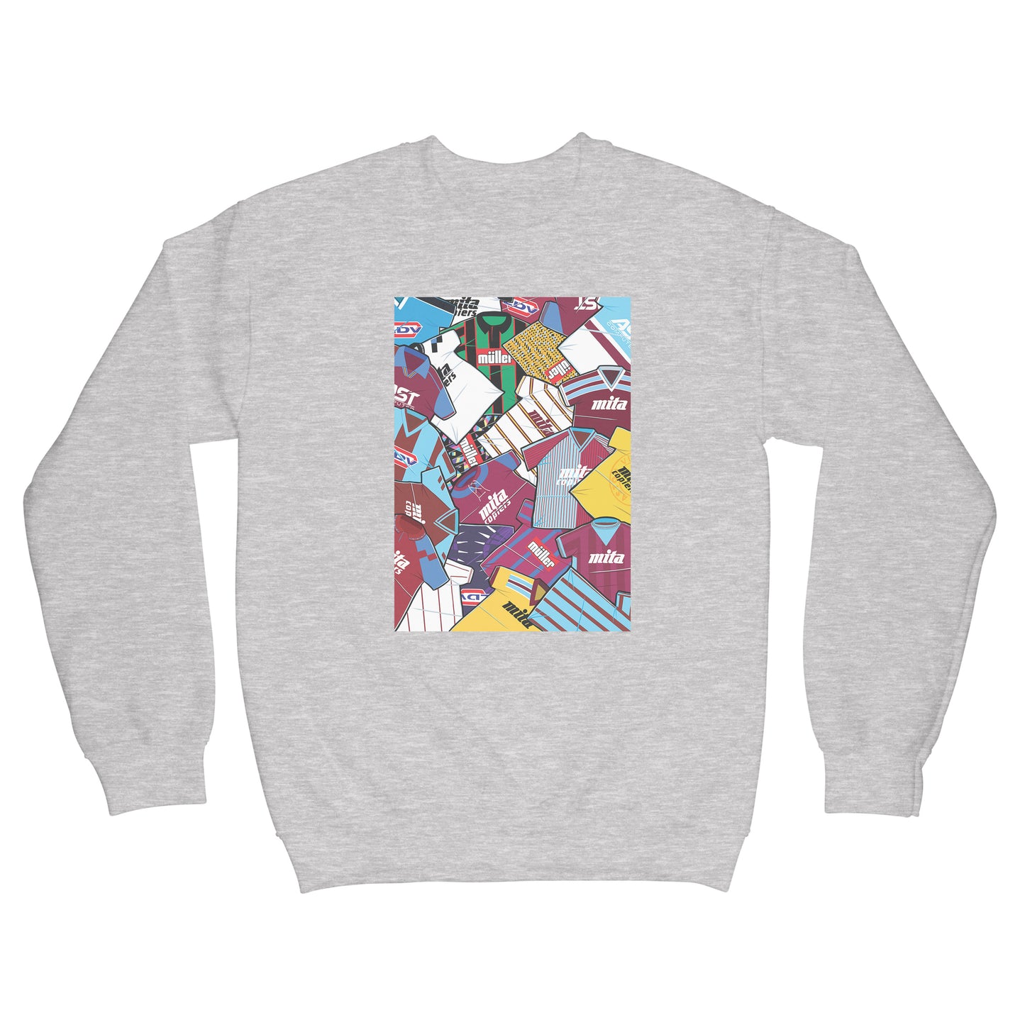 Aston Villa Shirts Mash Up Sweatshirt