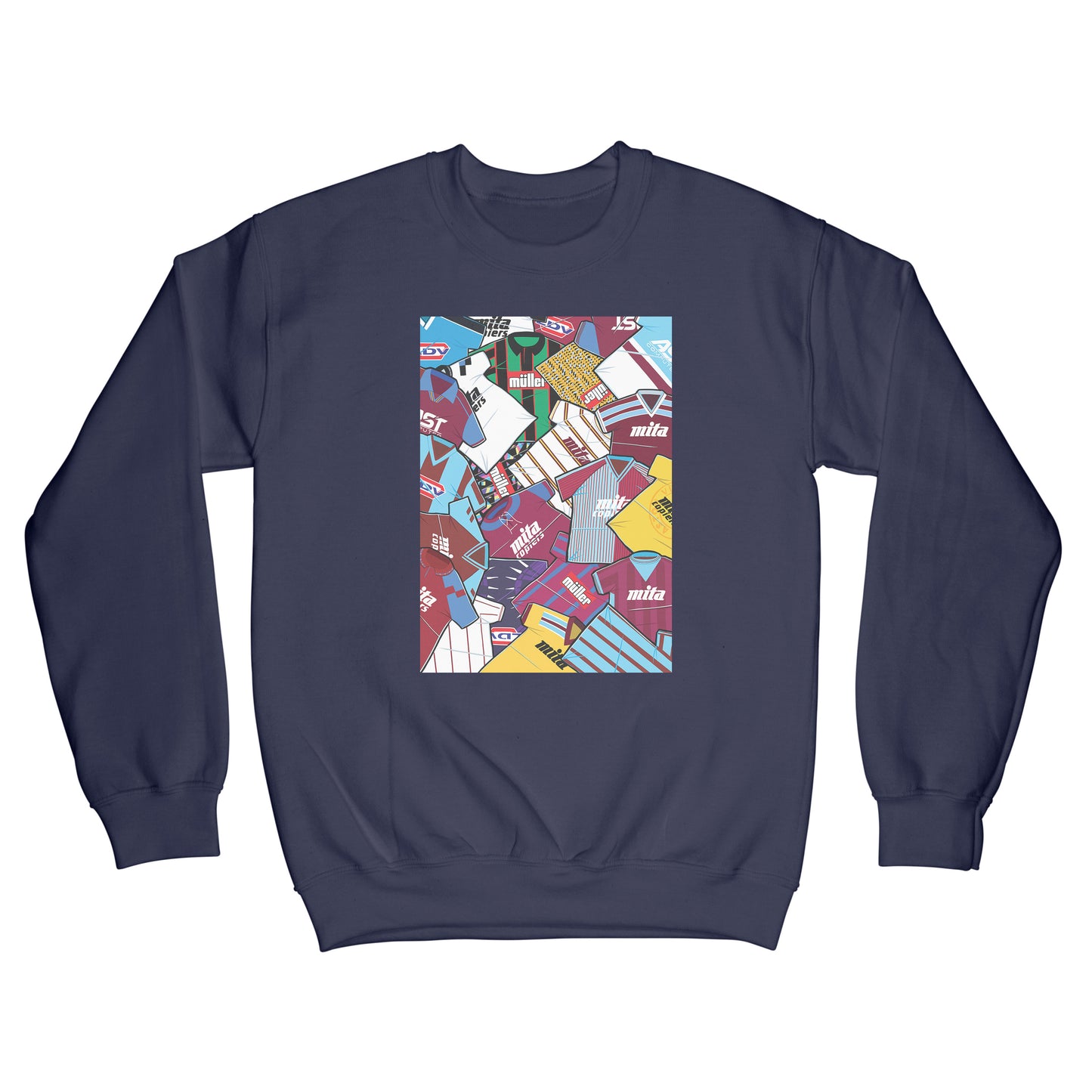 Aston Villa Shirts Mash Up Sweatshirt