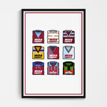 Aston Villa Shirts Print