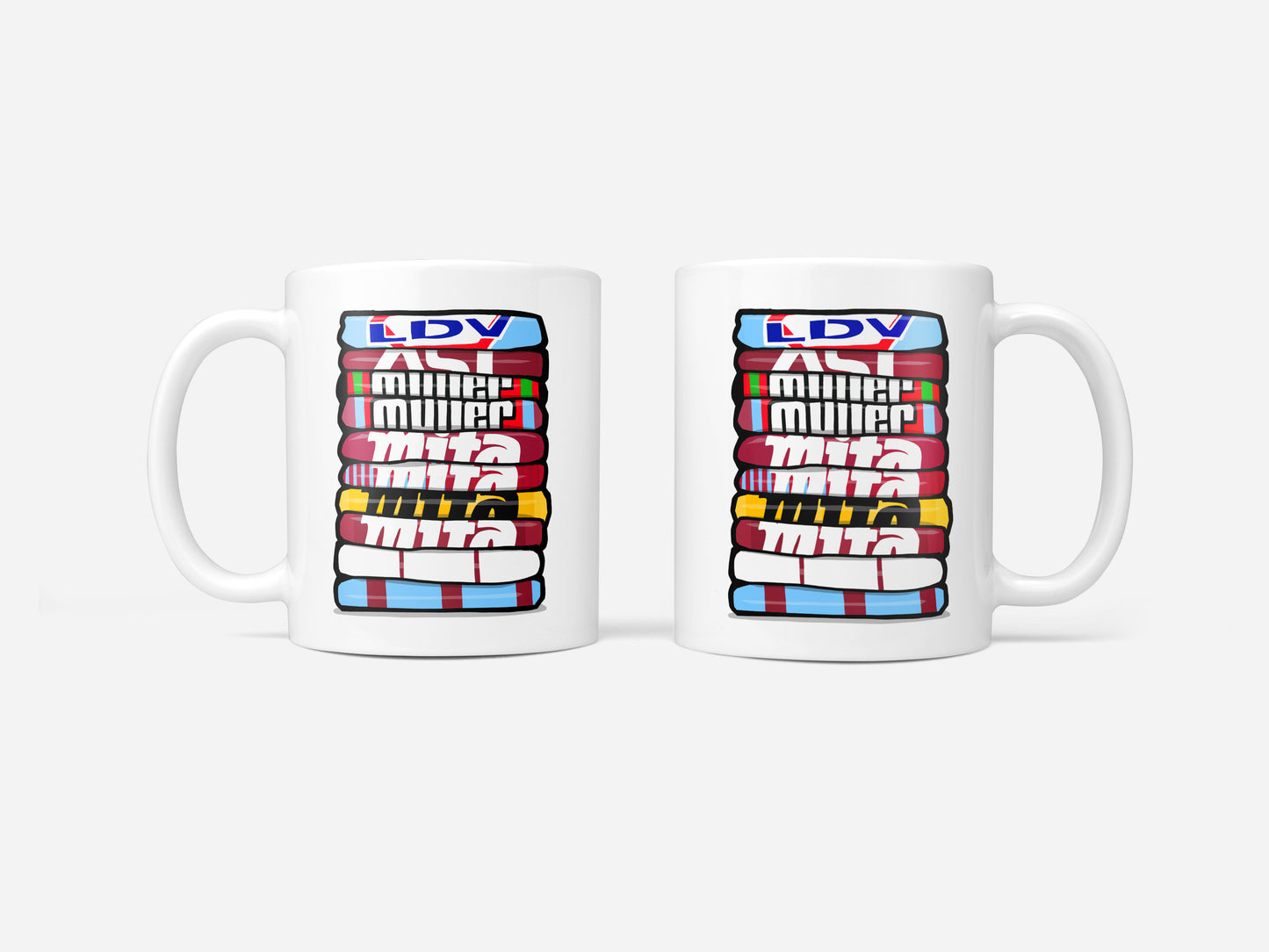 Aston Villa Shirt Stack Mug