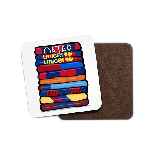 Barcelona Shirt Stack Coaster