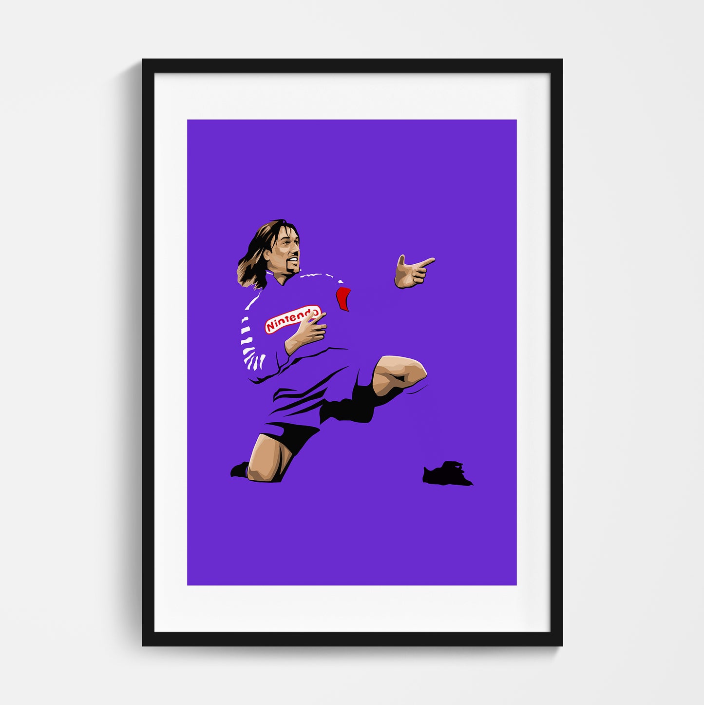 Batistuta Celebration Print