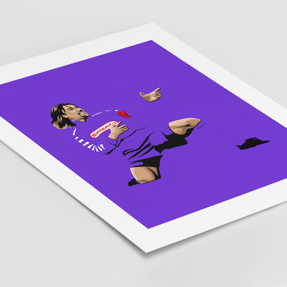 Batistuta Celebration Print