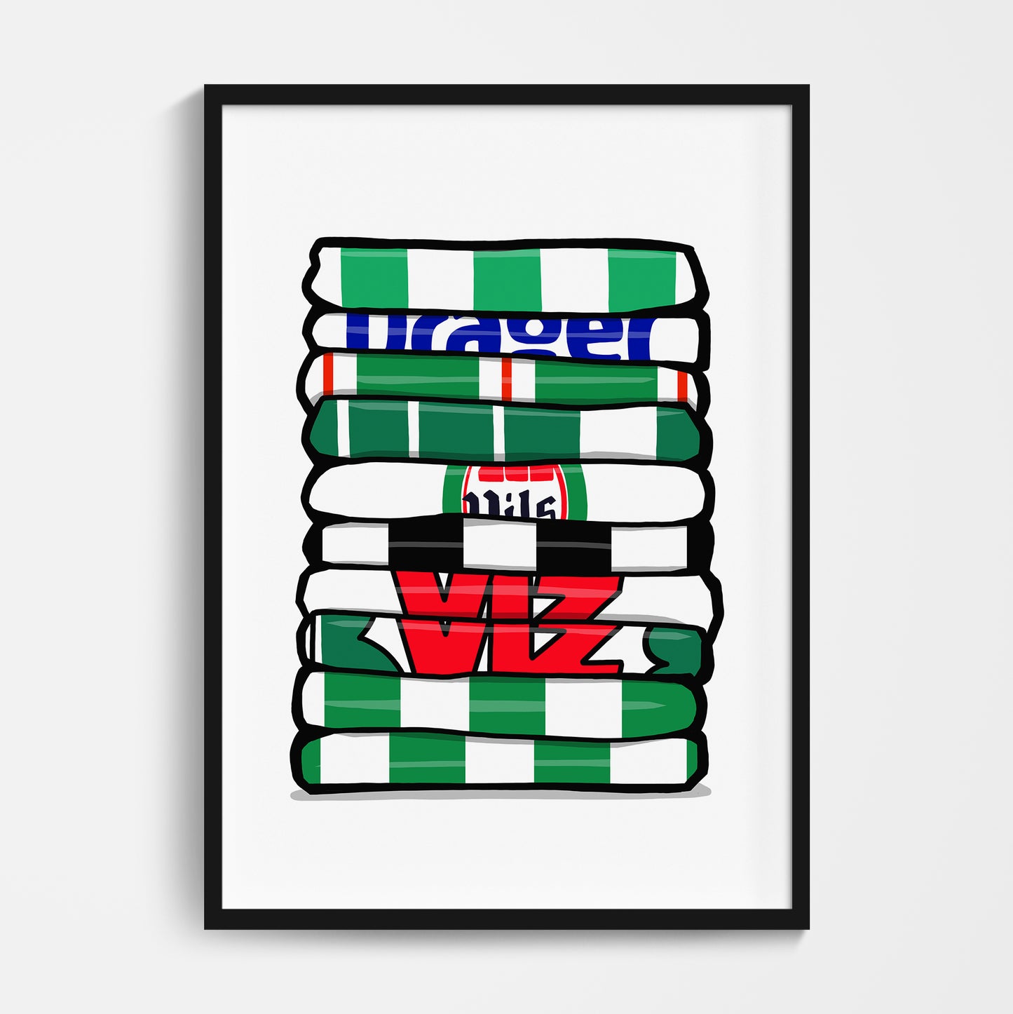 Blyth Shirt Stack Print