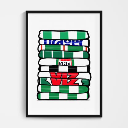 Blyth Shirt Stack Print