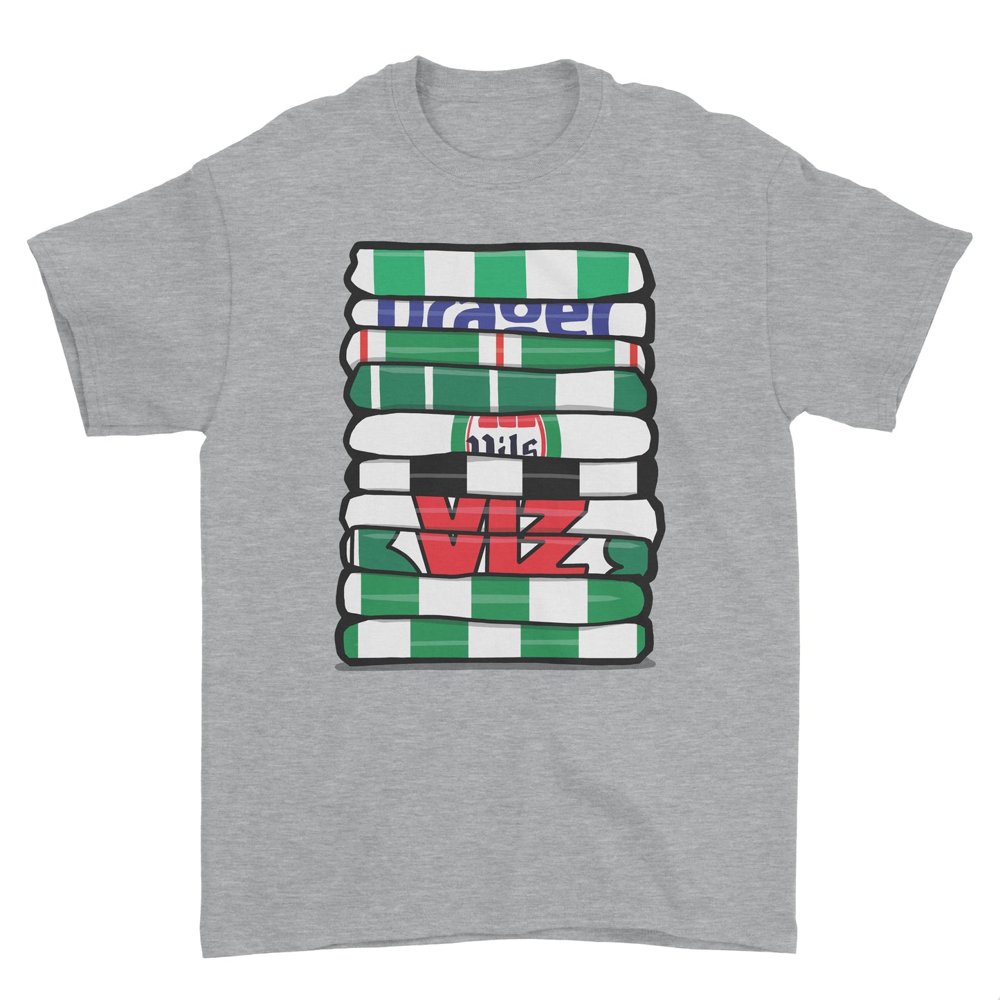 Blyth Football Shirt Stack Tee