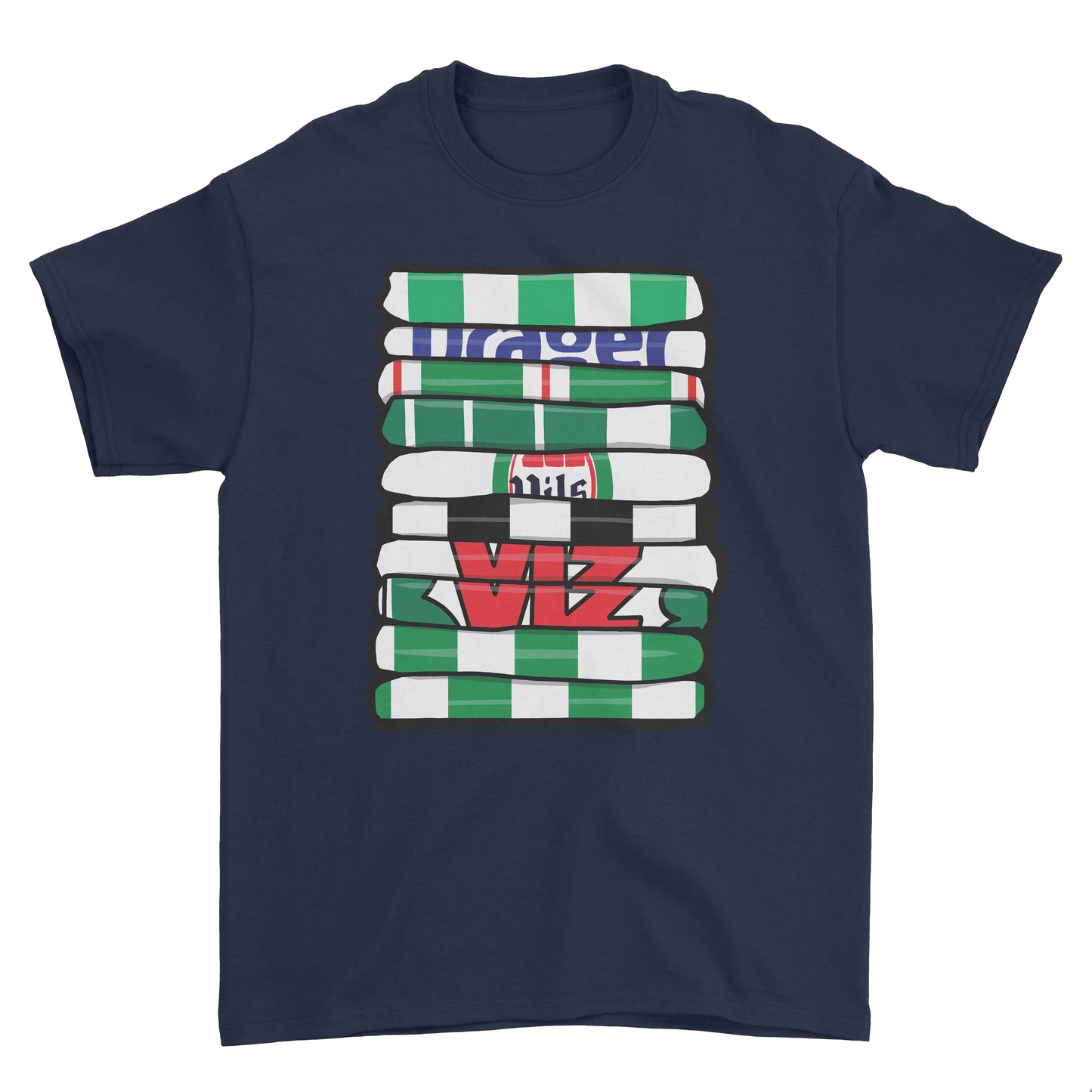 Blyth Football Shirt Stack Tee