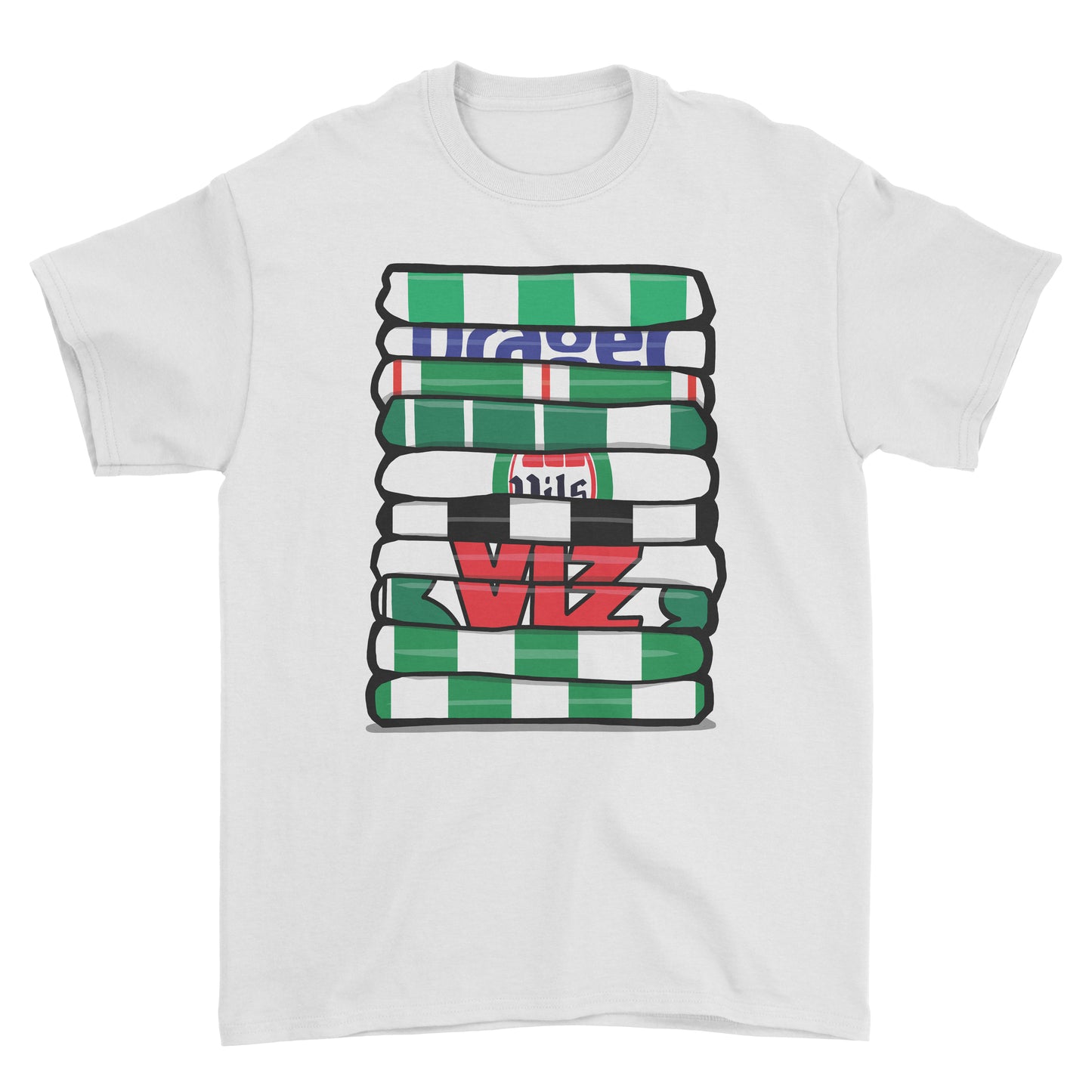 Blyth Football Shirt Stack Tee