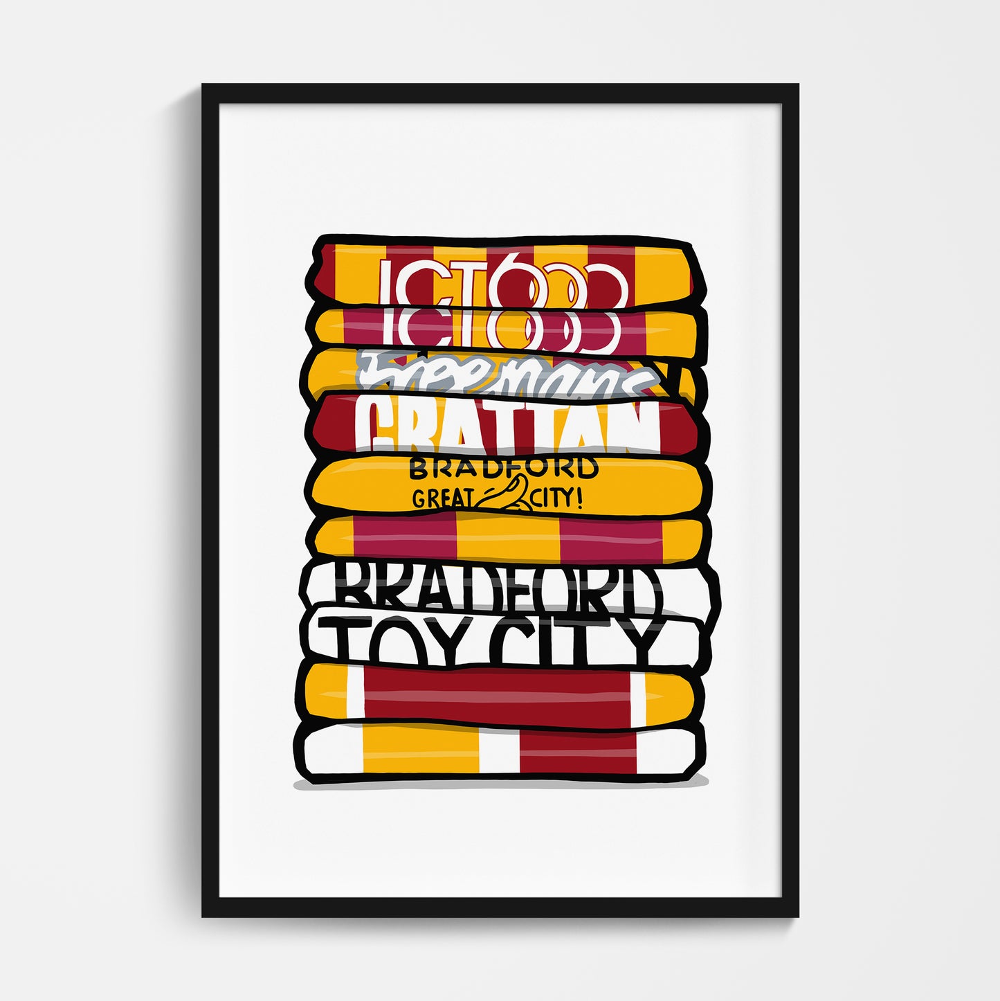 Bradford Shirt Stack Print