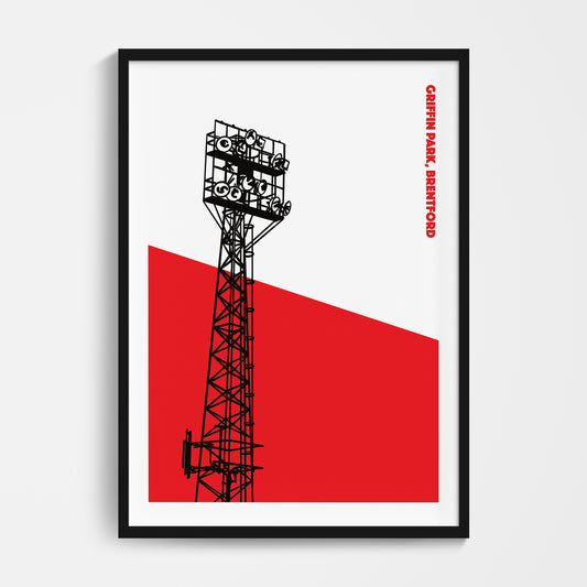 Brentford Floodlights Print