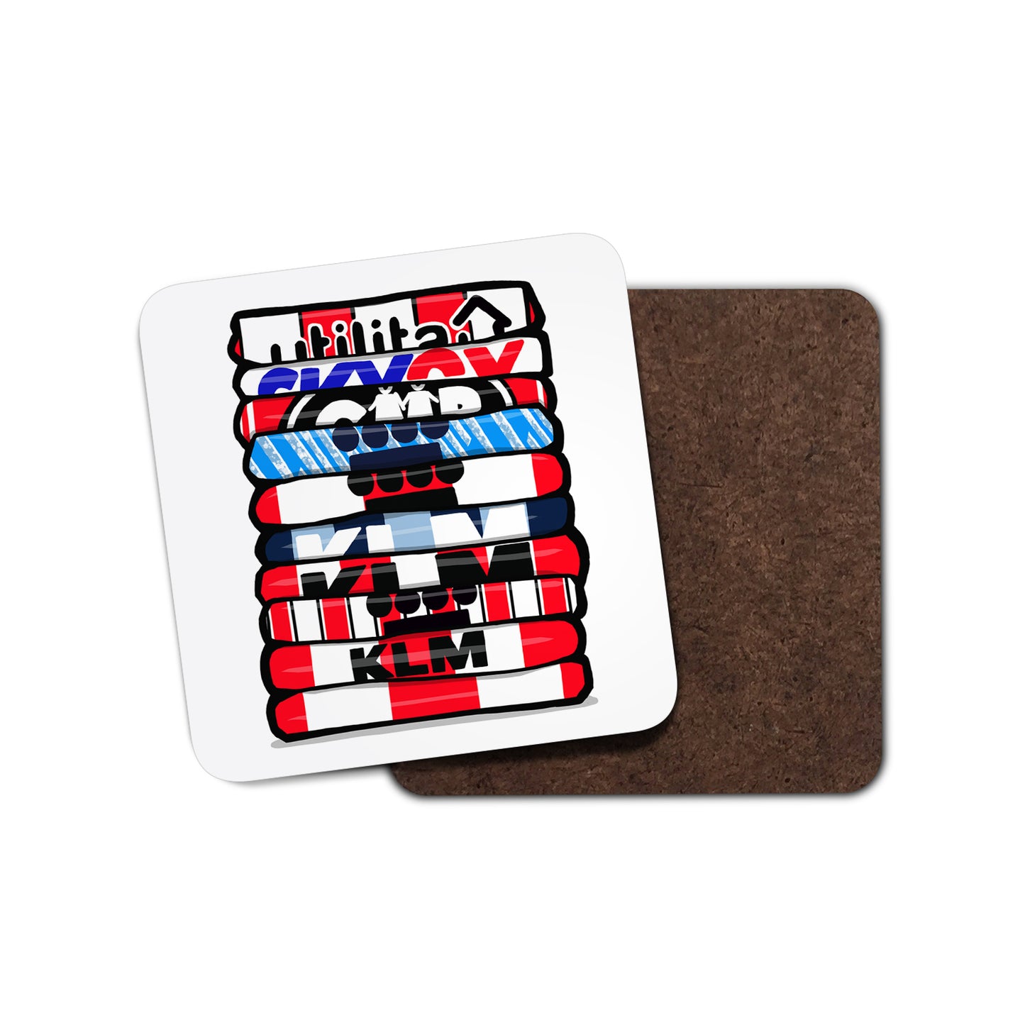 Brentford Shirt Stack Coaster