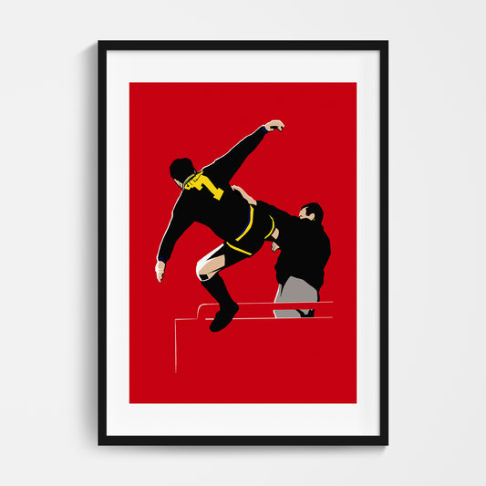 Cantona Kick Print