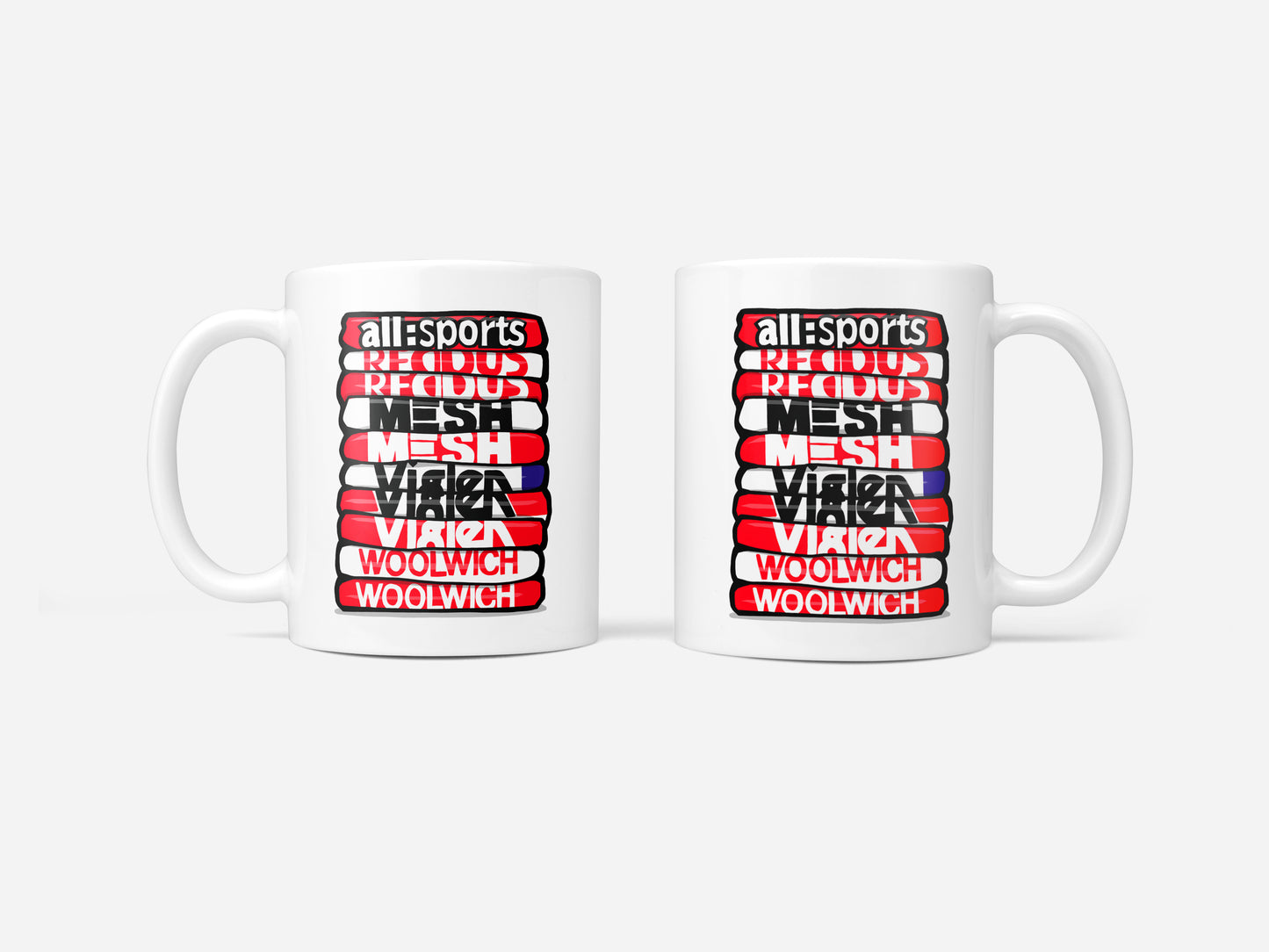 Charlton Shirt Stack Mug