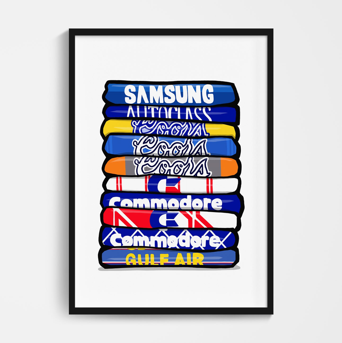 Chelsea Shirt Stack Print