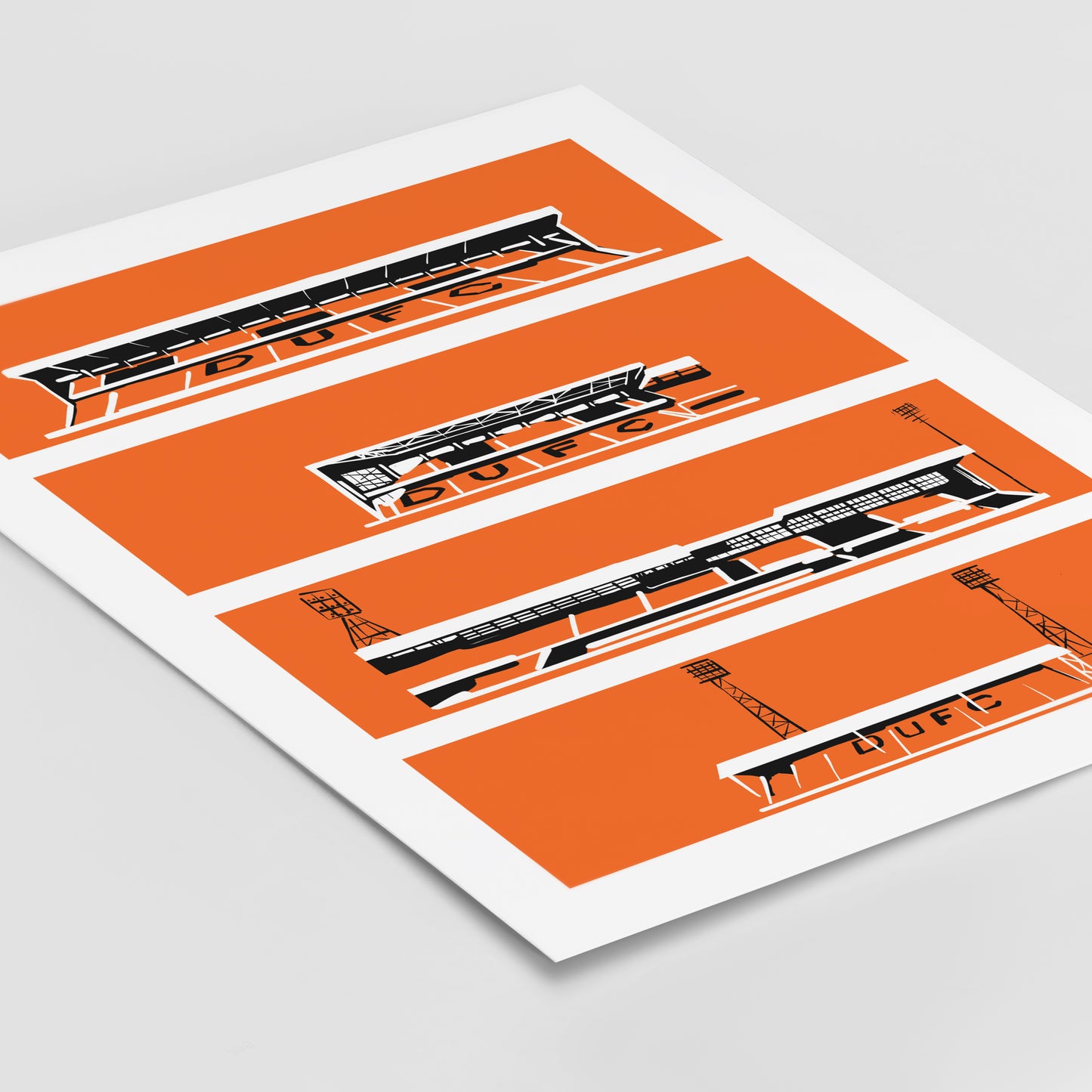 Dundee Utd Stadium Print