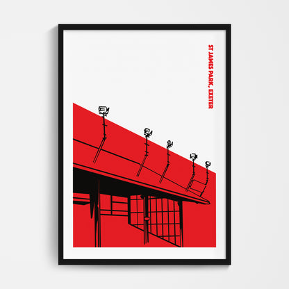 Exeter Floodlights Print