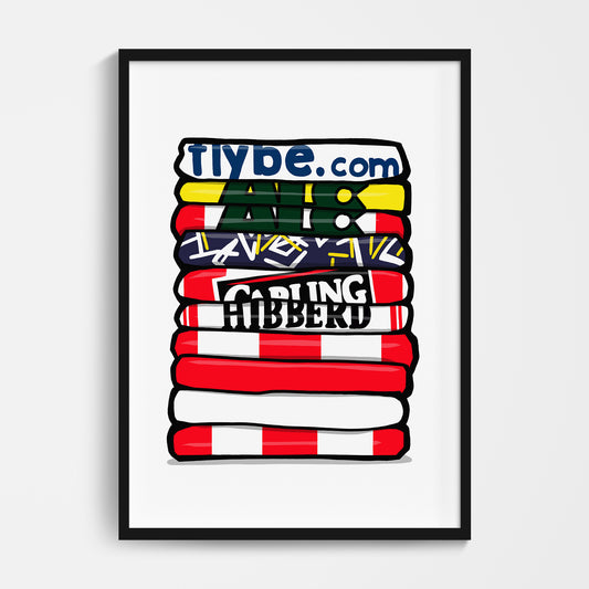 Exeter Shirt Stack Print