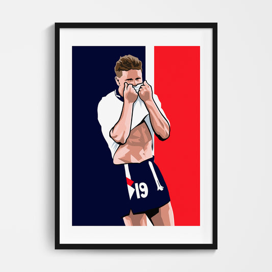 Gazza's Tears Print