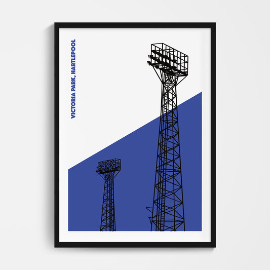 Hartlepool Floodlights Print