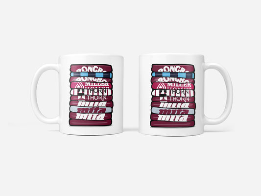 Hearts Shirt Stack Mug