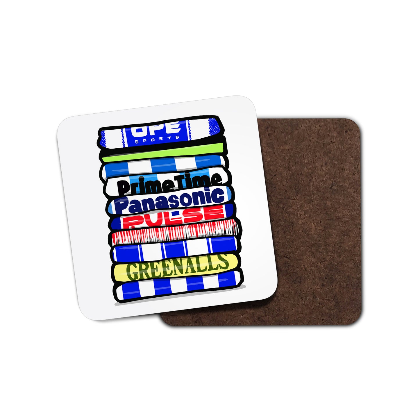 Huddersfield Football Shirt Stack Coaster