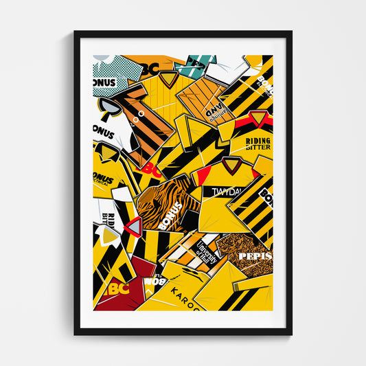 Hull Shirts Mash Up Print