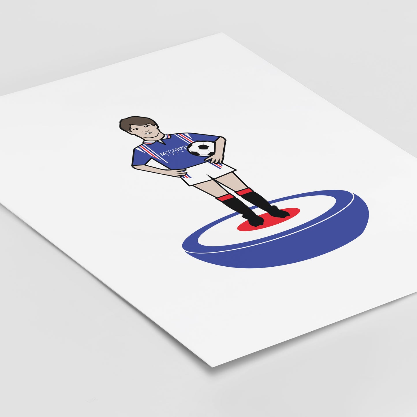 Laudrup - Table Football Print