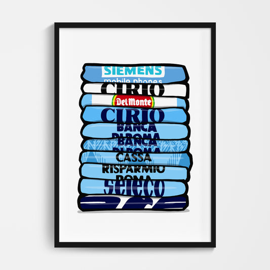 Lazio Shirt Stack Print