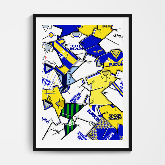 Leeds Shirts Mash Up Print