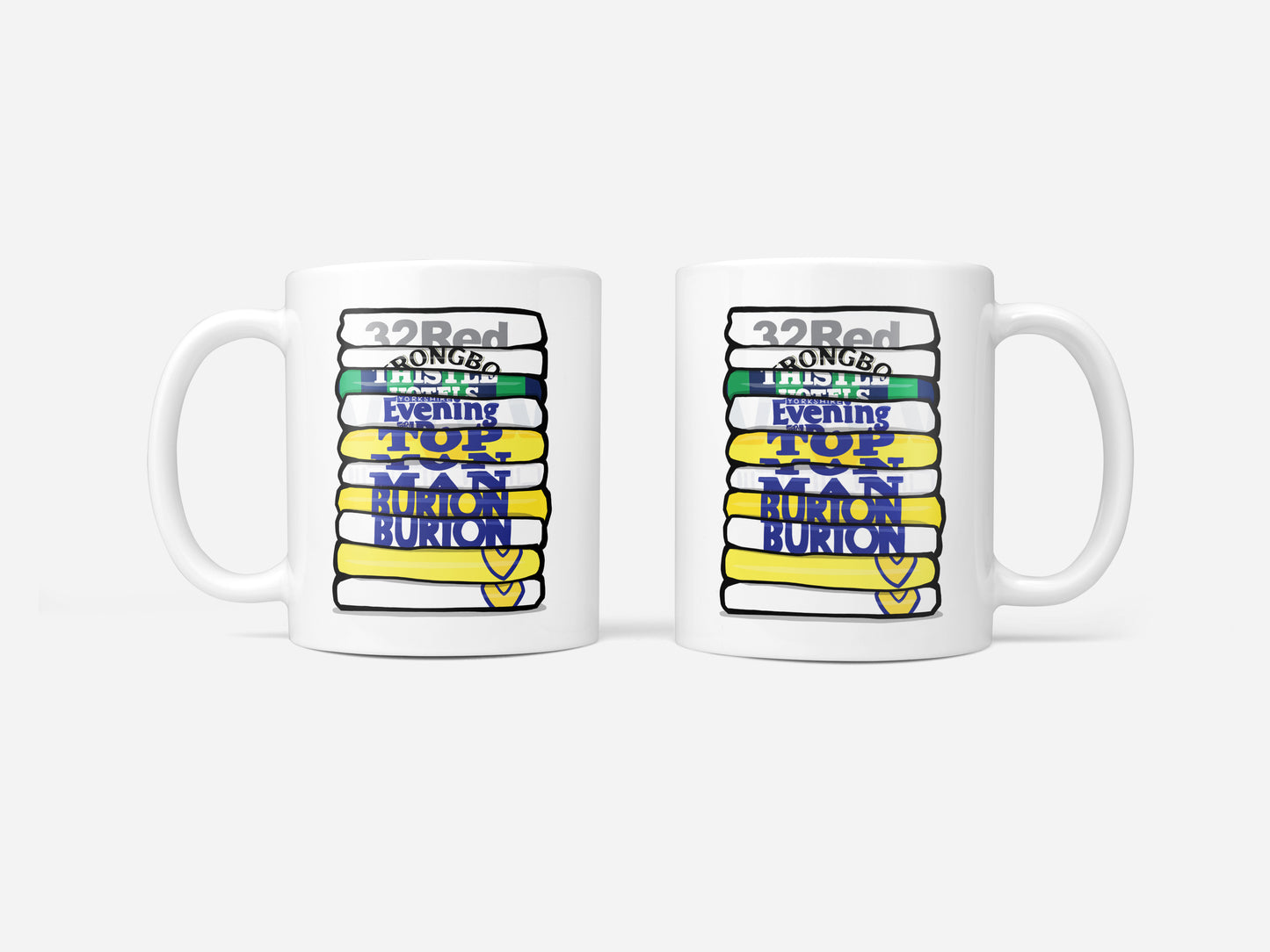 Leeds Shirt Stack Mug