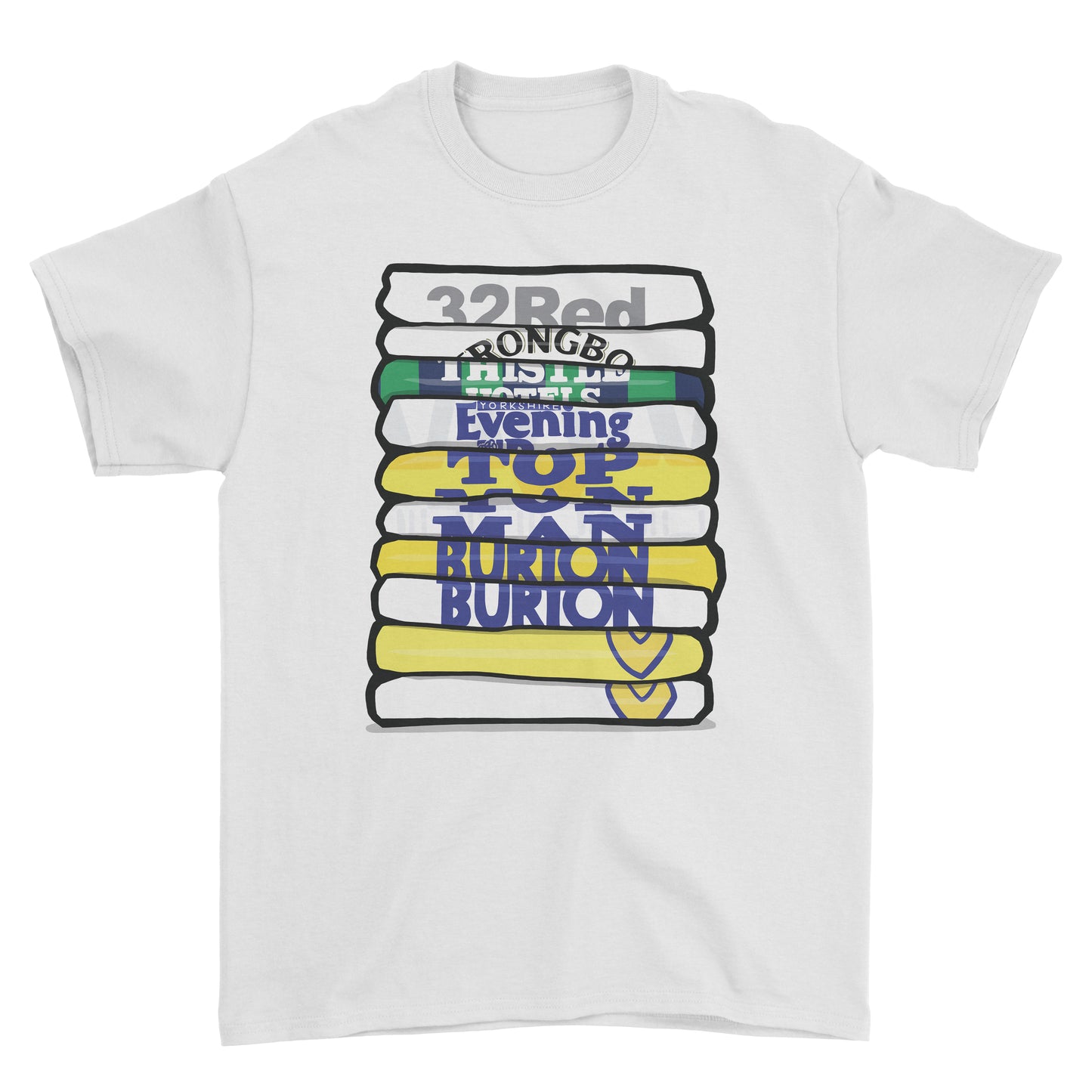 Leeds Shirt Stack Tee