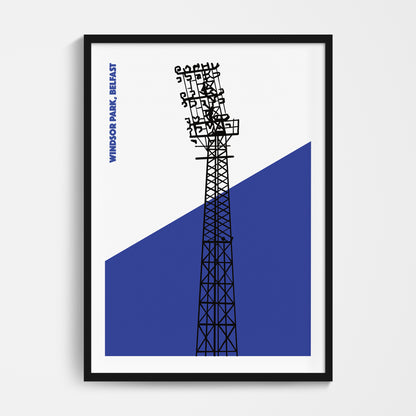 Linfield Floodlights Print