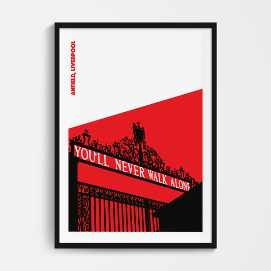 Liverpool Shankly Gates Print