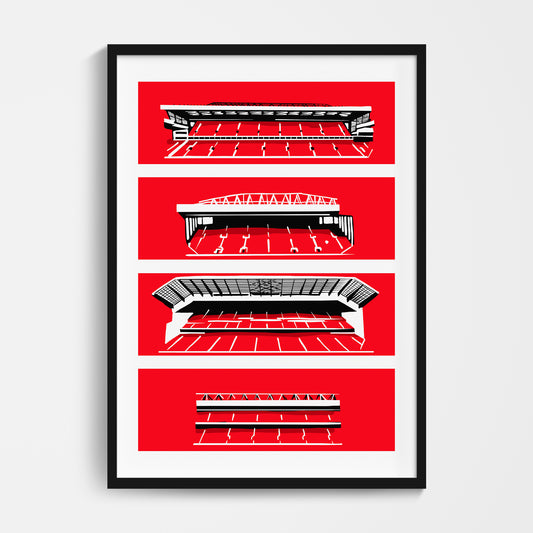 Liverpool Stadium Print