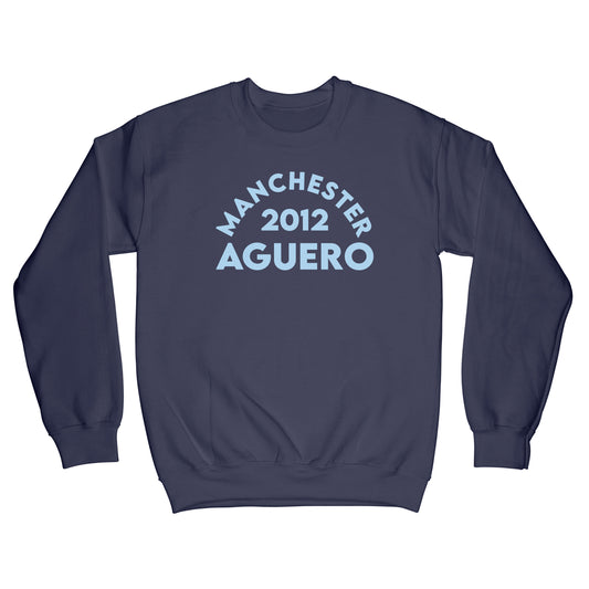 Manchester 2012 Aguero Sweatshirt