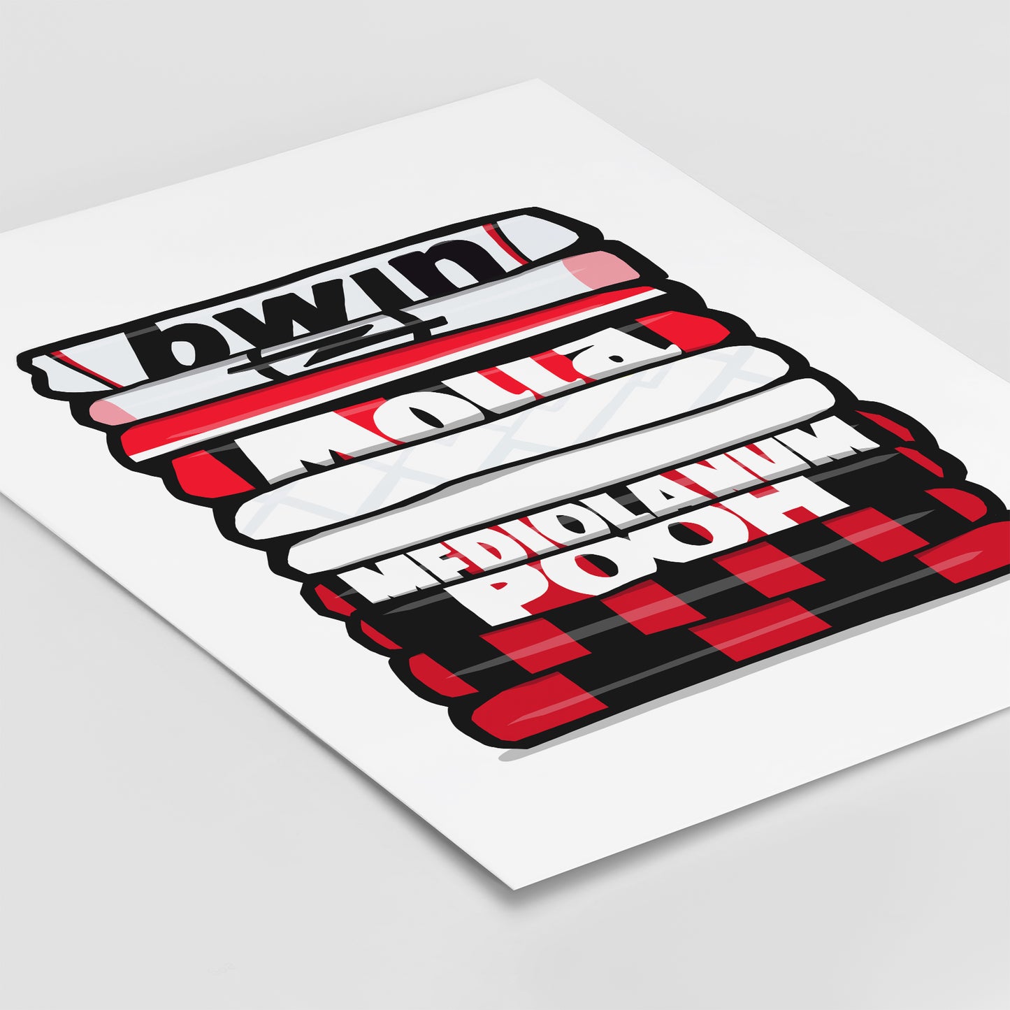 Milan Shirt Stack Print